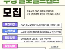 수성문화재단, 수성구 관광 외국인 홍보단 ‘수성 글로벌프렌즈 3기’ 모집 기사 이미지